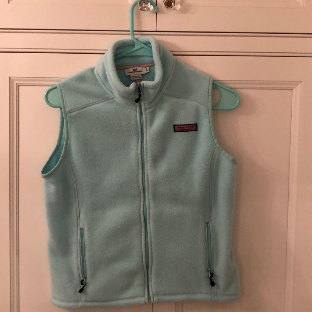 Vineyard Vines soft aqua color vest